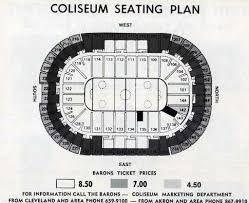 Richfield Coliseum Seating Plan Cleveland Rocks Lake Erie