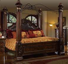 North shore california king sleigh bed luxury bedroom sets 5. Mcferran Home Furnishing B6005 Cal King Canopy Bed B6005 Ck