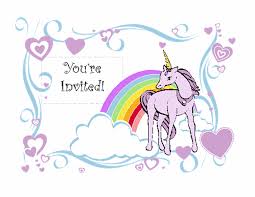 Unicorn Birthday Invitation Card Template Free Unicorn Birthday Party Invitation Templates Office Com Birthday Party Invitation Templates Printable Birthday Invitations Rainbow Unicorn Birthday Party