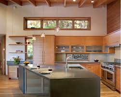 Kitchen Cabinets Made With Matching Grain Douglas Fir And Concrete Countertops Aleph House Concrete Kitchen Island Kitchen Design Outdoor Kitchen Countertops