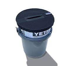 We are still just using trash bags on the floor of the storage area and would love something more. Buy Thrasher Lures Boat Trash Can Topper Black Mesh Universal Cover For Wastebasket Garbage Storage Bins Suitable For Standard 5 Gallon Bait Buckets Multipurpose Durable Reusable Easy To