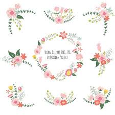Floral Clipart Bouquet Clipart Mariage Clipart Floral Frame Etsy Floral Flower Clipart Clip Art