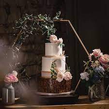 Hexagon Wedding Cake Stand Comes As A Complete Set Please Etsy Geometric Wedding Decor Hexagon Wedding Hexagon Wedding Cake