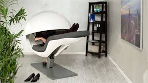 A break with capsule pods. Relaxation Audio Boosts Office Nap Pods Stylus