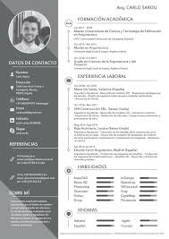 Descubrí la mejor forma de comprar online. Curriculum Vitae Ejemplos De Curriculum Vitae Plantillas De Curriculum Vitae Para Word Disenos De Curriculum Vitae