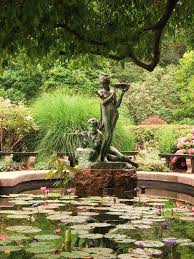 Beautiful Garden In England Love The Statues Beautiful Gardens Water Features In The Garden Dream Garden