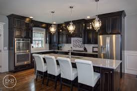 Waypoint Living Spaces 720r Maple Espresso Cabinets Crema Pearl Granite Countertops Kitchen Remodel Installing Kitchen Cabinets Modern Furniture Table