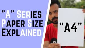 The height divided by the width of all formats of a, b and c series is the square root of two (1.4142). A Series Paper Size Explained A0 A1 A2 A3 A4 A5 A6 A7 A8 Paper Size Youtube