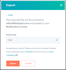 Export Your Lists