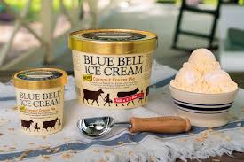 Ice cream is one of the most popular treats for a hot summer day. Blue Bell Celebrates National Ice Cream Month With A New Flavor Just In Time To Cool Down Those Hot Summer Temps Coconut Cream Pie Blue Bell Creameries