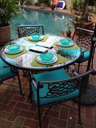 Outdoor Furniture Transformation Painted Outdoor Furniture Colorful Patio Painted Metal Chairs