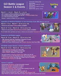 Couple Of Gaming On Twitter Niantic Just Announced The Start Of Season 1 Of Gobattleleague Go Battle League Themed Events Several Rewards Like Pikachulibre Legendary Pokemon From Gbl The Release Of A