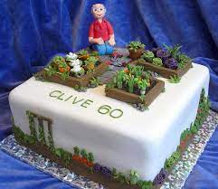 If you know this man, just get him something that related to his interests. For A Gardener Garden Cakes 60th Birthday Cakes Birthday Cake Pictures