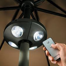 Led Umbrella Light With Remote Control Umbrella Lights Patio Lamp Backyard Lighting