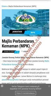 Jawatan kosong majlis perbandaran kemaman. Peringatan Permohonan Majlis Perbandaran Kemaman Facebook