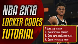 Keep track of them all here with our nba 2k21 locker codes tracker for myteam, which we will keep updated on the latest locker codes from the game. Nba 2k18 Locker Codes Ps4 Xbox One To Be Released Free Nba 2k World Prlog