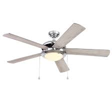 Walmart.com has been visited by 1m+ users in the past month Harbor Breeze Traditional Ceiling Fan Brushed Nickel 5 Blades 52 In Dia 41554 Reno Depot