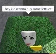 Traducao Ei Crianca Quer Comprar Algum Alface Rostos De Meme Memes Engracados Roblox