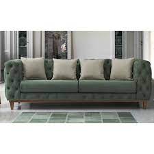 Moderne Schone Chesterfield Sofa Ladt Zum Verweilen Auf Und Kann Sich In Eine Bequeme Schlafsofa Mi Design Schlafsofa Chesterfield Wohnzimmer Chesterfield Sofa