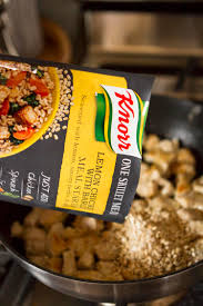 Knorr shrimp scampi whole wheat couscous meal starter. Easy Lemon Chicken With Barley Knorr One Skillet Meal Starters As Low As 1 49 At Kroger Deal Seeking Mom