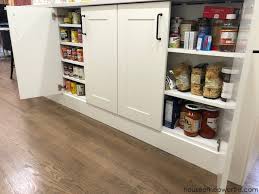 Let's call it an even $5k after adding in a few 2×4's and misc hardware store supplies. Create Custom Canned Goods Storage From Ikea Cabinets House Of Hepworths