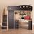 Modern Loft Bed With Closet