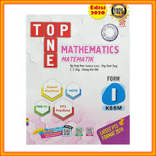 Kurikulum matematik sekolah malaysia mengekalkan hasratnya untuk memperkembangkan ilmu matematik dan kecekapan serta menyemai sikap positif terhadap matematik dalam kalangan murid. Buku Latihan Top One Pt3 Kssm Matematik Tingkatan 1 Dwibahasa Shopee Malaysia