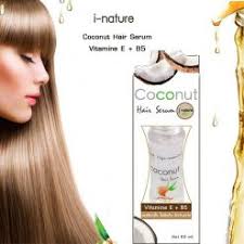 The pure vitamin e serum can be used on damp hair after washing for nourishment purpose. I Nature Coconut Hair Serum Vitamine E B5 Thailand Best Selling Products Online Shopping Worldwide Shipping