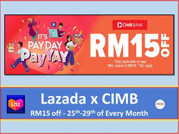 You are entitled to save using shopee promo codes every day with bank offers. Cimb Paydaydeals For M Y Mypromo My