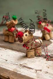 Wine Cork Reindeer Ornament Etsy Cork Crafts Christmas Wine Cork Crafts Christmas Wine Cork Diy Crafts