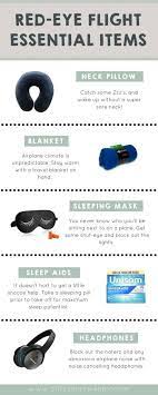 Red Eye Flight Tips Essential Items To Survive A Red Eye Flight Red Eye Flight Red Eyes Flight Essentials
