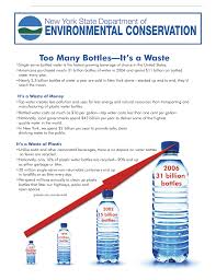 For instance, if you weigh 150 lbs, then you should have to intake at least 75 ounces of water per day (that approximately indicates 4 and a half 16.9 oz (absopure water bottles). Water Bottle Fact Sheet Too Many Bottles