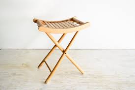 Camping Chair Small Wood Slatted Mid Zoom Wood Stool Folding Stool Small Accent Chairs