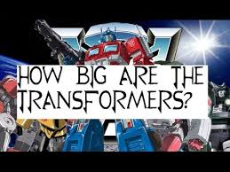 transformers scale how big are the transformers 1984 g1 car bots