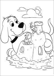 Clifford the big red dog, children 2 way protection bamboo face mask with filter, hypoallergenic. 43 Clifford The Big Red Dog Coloring Sheets Ideas Red Dog Coloring Sheets Coloring Pages
