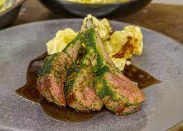 This Rack Of Lamb With Jabron Potatoes Recipe From Shaun Hill Is Outstanding He Suggests You Roast Or Grill The Top Qual Lamb Recipes Rack Of Lamb Lamb Dishes