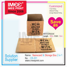 With the help of these boxes, you are not only able to properly organize your important contacts but can also save them from getting torn or tear. Imee Printing Custom 2 In 1 Foldable Practical Promotional Keepsake Storage Business Card Boxes China Gift Box And Paper Gift Box Price Made In China Com