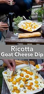 Baked Tomato Goat Cheese Dip Recipe With Ricotta Recipe Goat Cheese Dip Hot Cheese Dip Recipes Healthy Vegetable Recipes