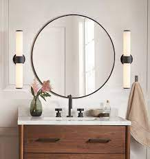 This is a fantastic option for a lighted mirror to get for the bathroom. 30 Oil Rubbed Bronze Round Metal Framed Mirror Rejuvenation