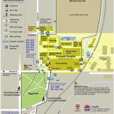 To find information about times and. E Liverpool Hospital Access Guide Showing Local Transport Context Download Scientific Diagram
