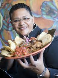 A rich blend of oaxaca, cotija and goat cheese mixed with sauteed spinach, shallots and garlic. Silvana Salcido Esparza Of Barrio Cafe Shares Favorite Recipes Recipes Mexican Food Recipes Favorite Recipes
