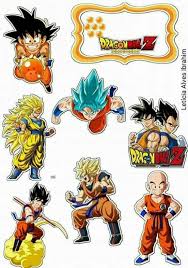 Put dragon ball z birthday cake toppers on top of the cake and place it inside refrigerator for half an hour. Dragon Ball Z Free Printable Cake And Cupcake Toppers Oh My Fiesta For Geeks