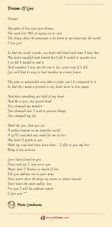 Dreams Of Love Poem By Maite Lemekwane
