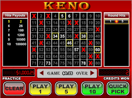 Online Keno Try Your Luck Keno Online Casino Uk Casino