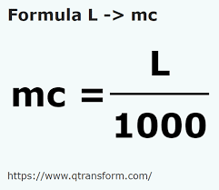 Litri In Metri Cubi Transforma L In Mc