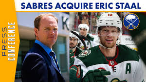 Discussion in 'buffalo sabres' started by crazypsycho, sep 16 we got ourselves a solid veteran c to slot behind eichel! Sabres Acquire Forward Eric Staal Buffalo Sabres Youtube