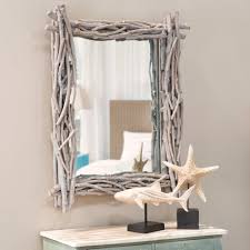 Miroir En Bois Flotte H 113 Cm Fjord Miroir Bois Flotte Miroir Bois Idee De Decoration