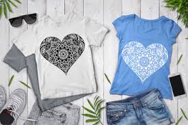 Download Heart Mandala Svg Heart Zentangle Svg Heart Svg Files Heart Clipart