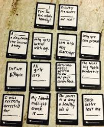 Cards against humanity's got you covered with our most absorbent pack yet: Smart Idea Cards Against Humanity Blank Black Card Ideas
