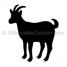 Goat Silhouette Animal Line Drawings Goat Art Animal Silhouette